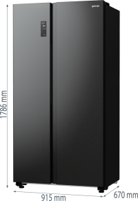 SIDE BY SIDE KOMBINOVANI FRIŽIDER GORENJE NRR9185EABXL