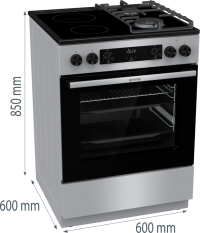 KOMBINOVANI ŠPORET GORENJE GKC6C60XT