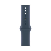 Pametni sat Apple Watch 9 GPS 45mm Silver Aluminium Case with Sport Band - Storm Blue