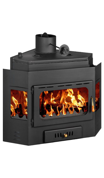 KAMIN UGRADNI ZA ETAŽNO GRIJANJE PRITY AV16